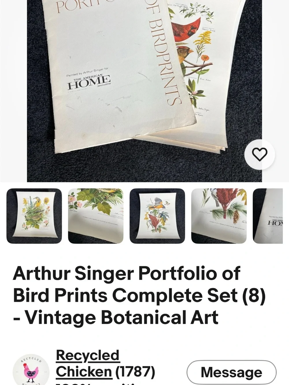 Botanical Art Prints Featuring 10 prints - Picture 2 of 12